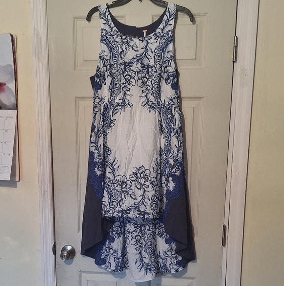 Free People Dresses & Skirts - Free People Indigo Combo Dress